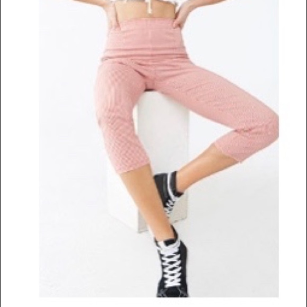 Ankle Houndstooth Pants